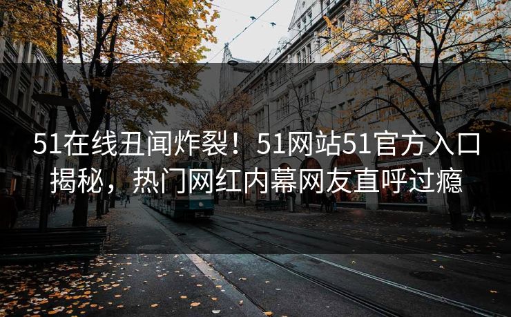 51在线丑闻炸裂！51网站51官方入口揭秘，热门网红内幕网友直呼过瘾  第1张
